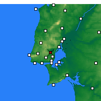 Nearby Forecast Locations - Loures - Map