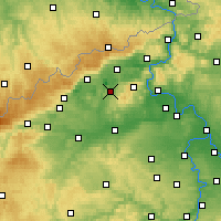 Nearby Forecast Locations - Bílina - Map