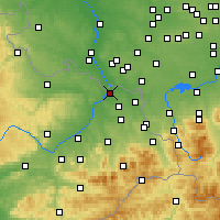 Nearby Forecast Locations - Bohumín - Map