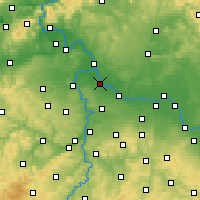 Nearby Forecast Locations - Neratovice - Map