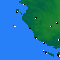 Nearby Forecast Locations - Saint-Gilles-Croix-de-Vie - Map