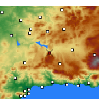Nearby Forecast Locations - Loja - Map