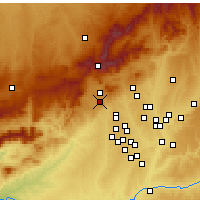 Nearby Forecast Locations - Galapagar - Map