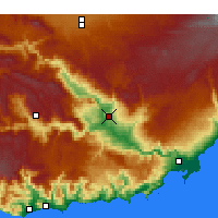 Nearby Forecast Locations - Mut - Map