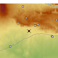 Nearby Forecast Locations - Kızıltepe - Map