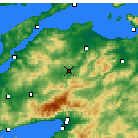 Nearby Forecast Locations - Çan - Map