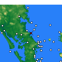 Nearby Forecast Locations - Mangawhai Heads - Map