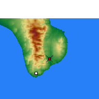 Nearby Forecast Locations - San José del Cabo - Map