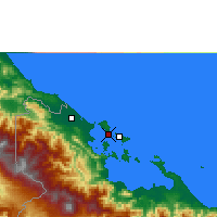 Nearby Forecast Locations - Bocas - Map