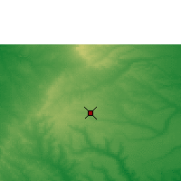 Nearby Forecast Locations - San Tomé - Map