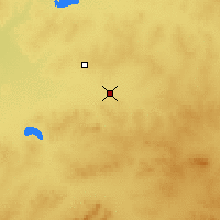 Nearby Forecast Locations - Sary-Arka Airport - Map