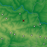 Nearby Forecast Locations - Luhansk - Map