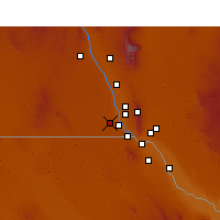 Nearby Forecast Locations - Santa Teresa - Map