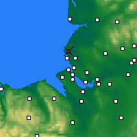 Nearby Forecast Locations - Formby - Map
