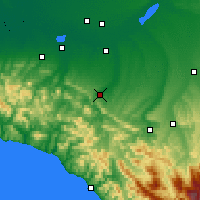 Nearby Forecast Locations - Goryachy Klyuch - Map