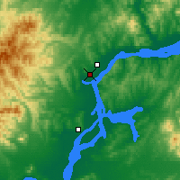 Nearby Forecast Locations - Komsomolsk-on-Amur - Map