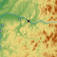 Nearby Forecast Locations - Mezhdurechensk - Map