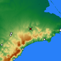 Nearby Forecast Locations - Bilohirsk - Map