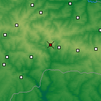 Nearby Forecast Locations - Krasnyi Luch - Map