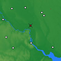 Nearby Forecast Locations - Pereiaslav - Map