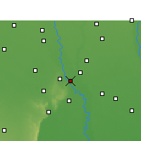 Nearby Forecast Locations - Noida - Map