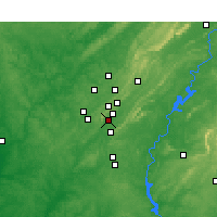 Nearby Forecast Locations - Hoover - Map