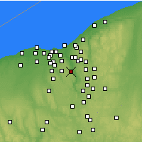 Nearby Forecast Locations - Brecksville - Map