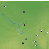 Nearby Forecast Locations - Celina - Map