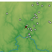 Nearby Forecast Locations - Fairfield - Map