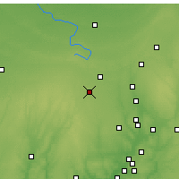 Nearby Forecast Locations - Greenville - Map