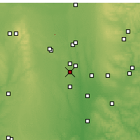 Nearby Forecast Locations - Hilliard - Map