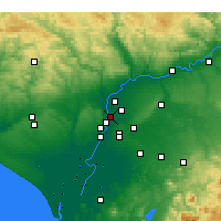 Nearby Forecast Locations - Seville - Map