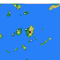 Nearby Forecast Locations - Drymalia - Map