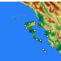 Nearby Forecast Locations - Parelioi - Map