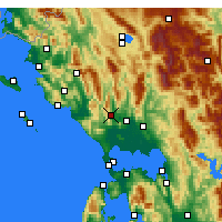 Nearby Forecast Locations - Thesprotiko - Map