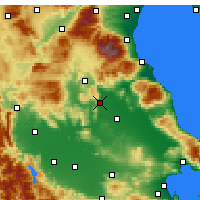 Nearby Forecast Locations - Tyrnavos - Map