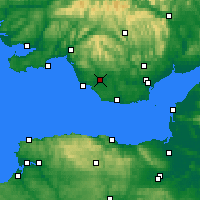 Nearby Forecast Locations - Bridgend - Map