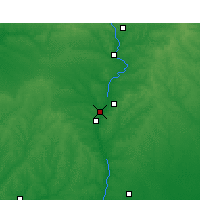 Nearby Forecast Locations - Eufaula - Map