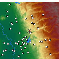 Nearby Forecast Locations - Auburn - Map