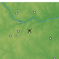 Nearby Forecast Locations - Lee's Summit - Map