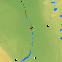 Nearby Forecast Locations - Wahpeton - Map