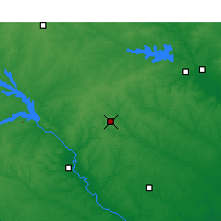 Nearby Forecast Locations - Aiken - Map