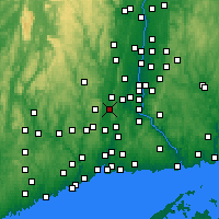 Nearby Forecast Locations - Southington - Map