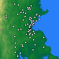 Nearby Forecast Locations - Roslindale - Map