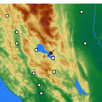 Nearby Forecast Locations - Clearlake Oaks - Map