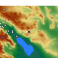 Nearby Forecast Locations - Indio - Map