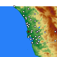 Nearby Forecast Locations - La Jolla - Map