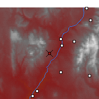 Nearby Forecast Locations - Los Alamos - Map