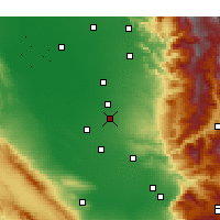 Nearby Forecast Locations - McFarland - Map