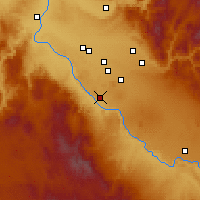 Nearby Forecast Locations - Melba - Map